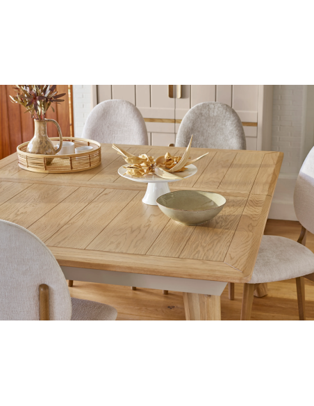ALVA - Table rectangulaire avec allonges
