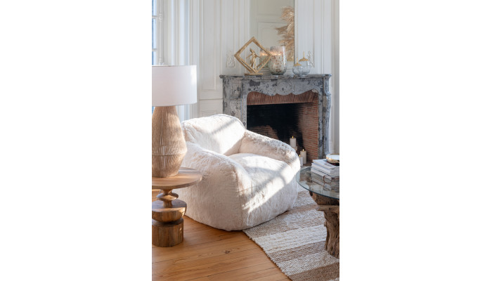 WAVE - Fauteuil crème