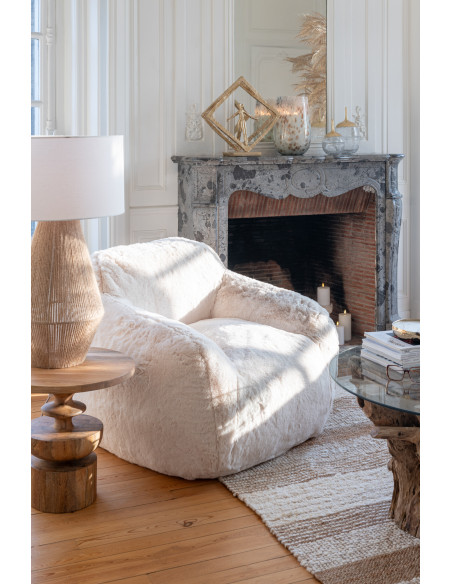 WAVE - Fauteuil crème