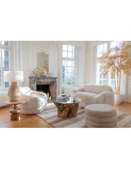 WAVE - Fauteuil crème