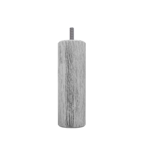 CYLINDRIQUE - Lot de 4 pieds de lit hauteur 15 cm blanc...