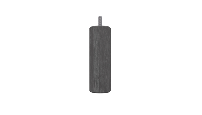 CYLINDRIQUE - Lot de 4 pieds de lit hauteur 15...