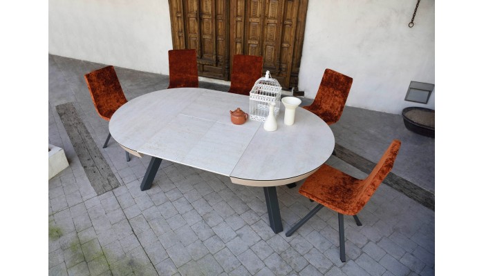 MALTER - Table ronde extensible