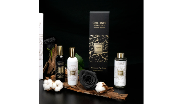 FLEURS & ECORCES - Bouquet parfumé d'intérieur Ebène