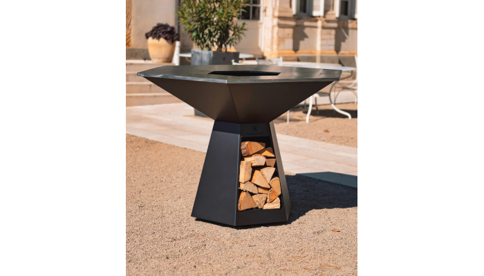 HEXAGONE BRASERO - Grand banquet époxy noir 150