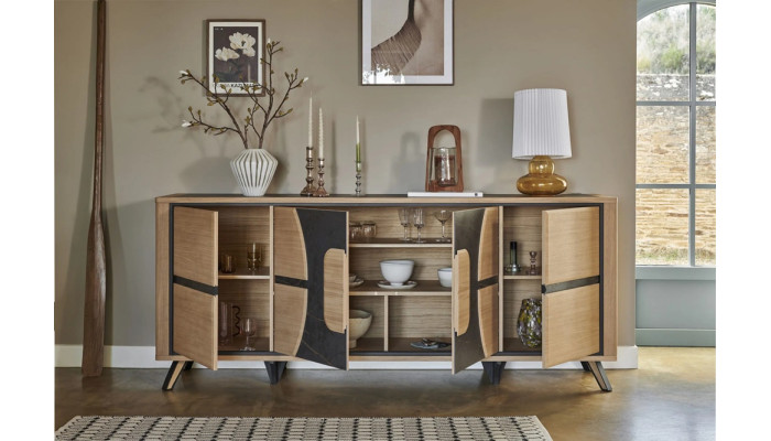 OMEGA - Enfilade 4 portes L.230 cm