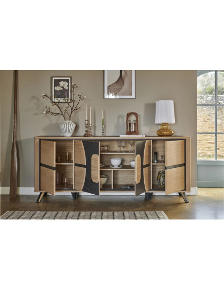 OMEGA - Enfilade 4 portes L.230 cm