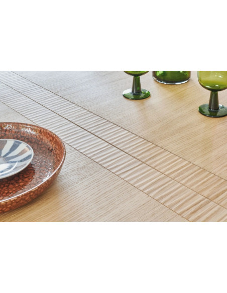 RIVAGE - Table tonneau en bout 160 x 90 extensible