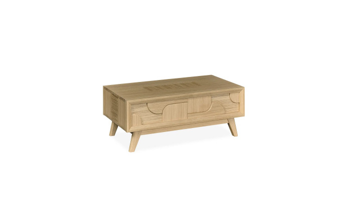 RIVAGE - Table de salon plateau relevable