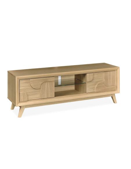 RIVAGE - Meuble TV Hifi 2 portes