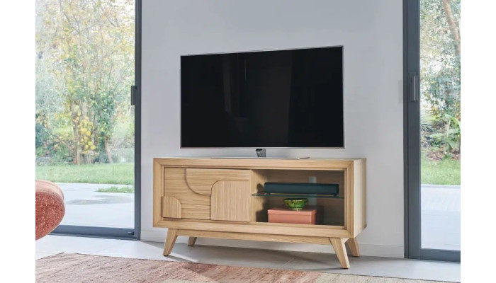 RIVAGE - Meuble TV Hifi 1 porte
