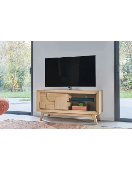 RIVAGE - Meuble TV Hifi 1 porte