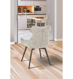 YSIS - Chaise tissu beige 2