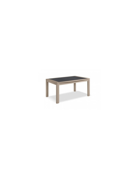 MALAGA - Table tonneau 2 allonges papillon de 40 cm 2 coloris