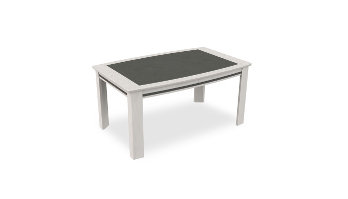 MALAGA - Table tonneau 2 allonges papillon de...