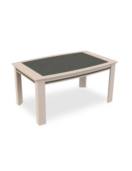 MALAGA - Table tonneau 2 allonges papillon de 45 cm 2 coloris