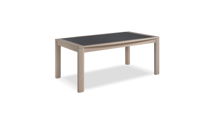 MALAGA - Table tonneau 2 allonges papillon de...
