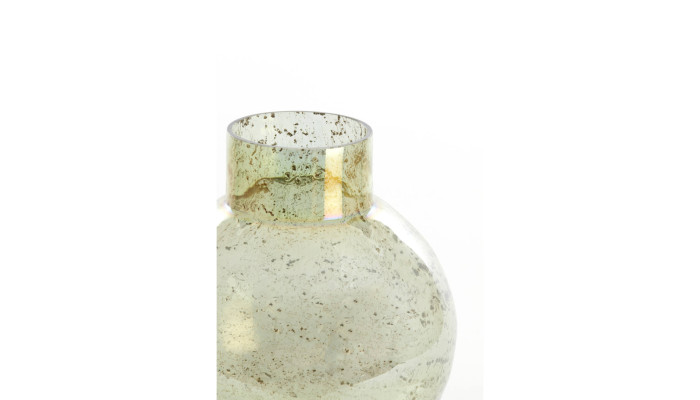 DUSIT - Vase en verre nacré Vert GM
