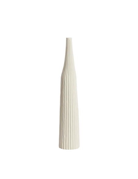 NAMPALA - Vase déco crème