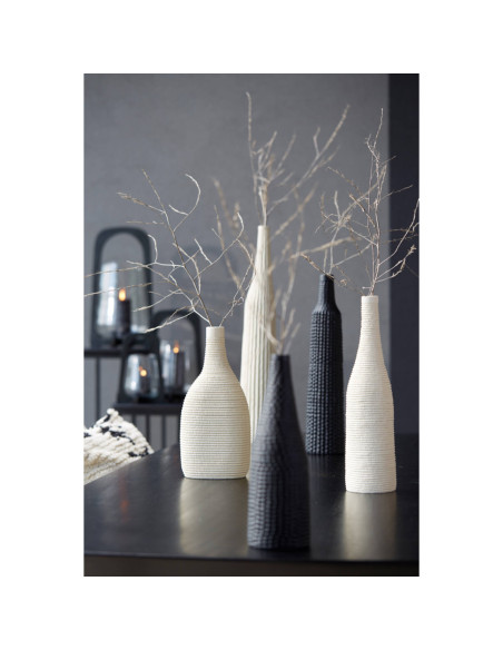 NAMPALA - Vase déco crème