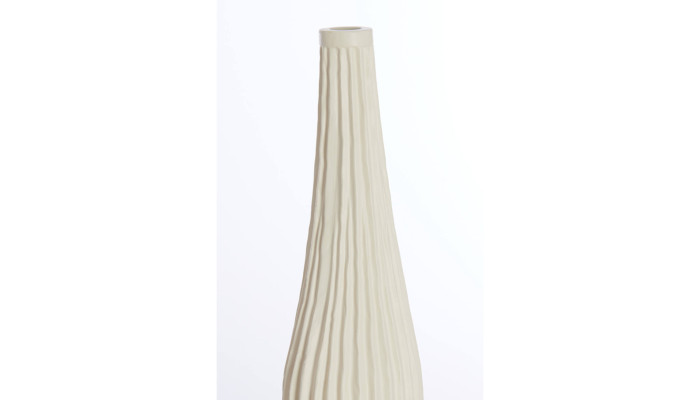 NAMPALA - Vase déco crème