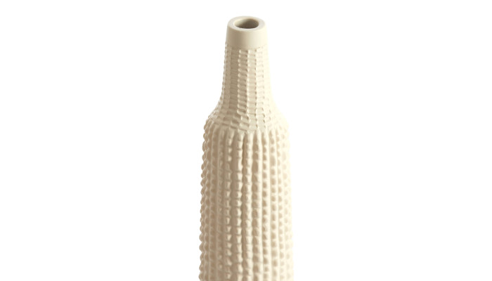 ANGIRA - Vase déco crème