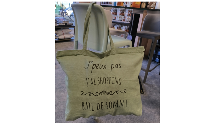 Baie de Somme - Grand sac de plage vert