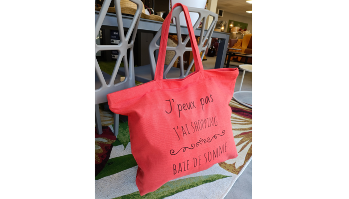 Baie de Somme - Grand sac de plage orange