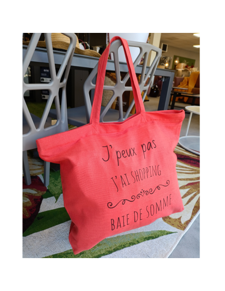 Baie de Somme - Grand sac de plage orange