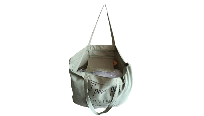 Baie de Somme - Grand sac de plage vert
