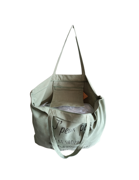 Baie de Somme - Grand sac de plage vert