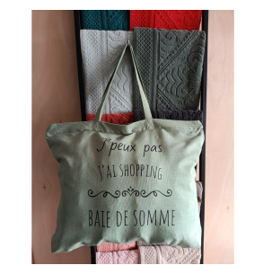 Baie de Somme - Grand sac de plage vert 2