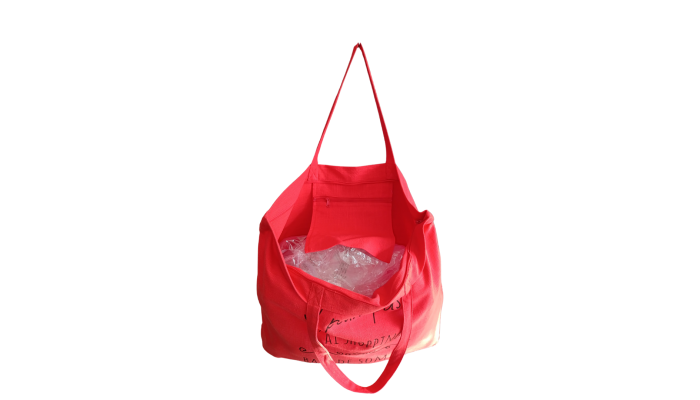 Baie de Somme - Grand sac de plage orange