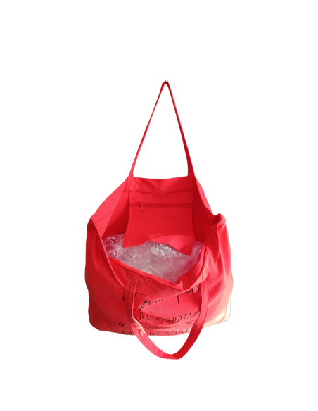 Baie de Somme - Grand sac de plage orange