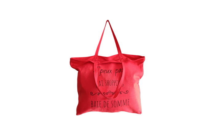 Baie de Somme - Grand sac de plage orange