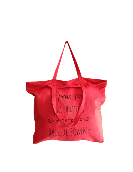 Baie de Somme - Grand sac de plage orange