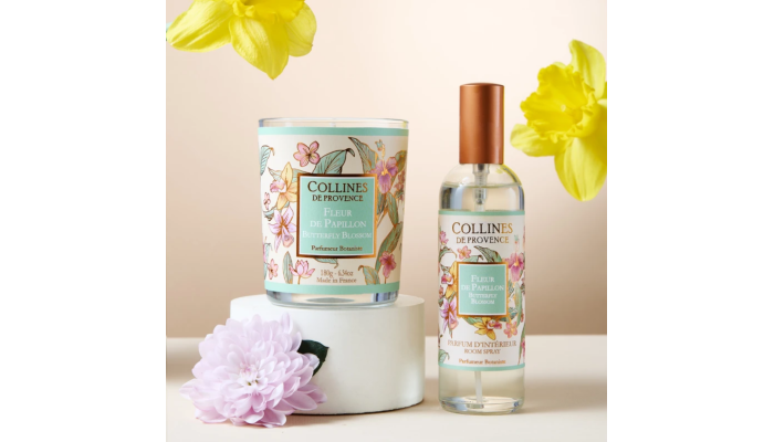 ÉDITIONS LIMITÉES - Bougie Fleur de Papillon