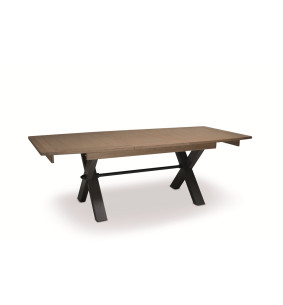 ANGEL - Table de séjour pieds et allonge en chêne massif 2