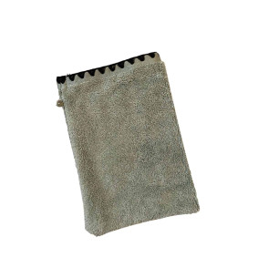 EPURE - Gant de toilette - Kaki - 100% coton 550 g/m² 2