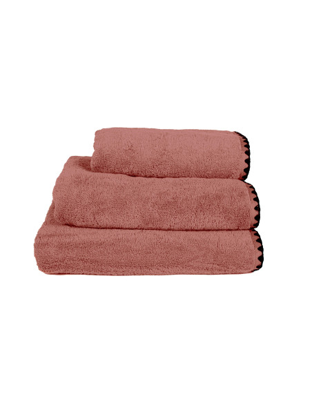 EPURE - Serviette de toilette - Bois de rose - 100% coton 550 g/m²