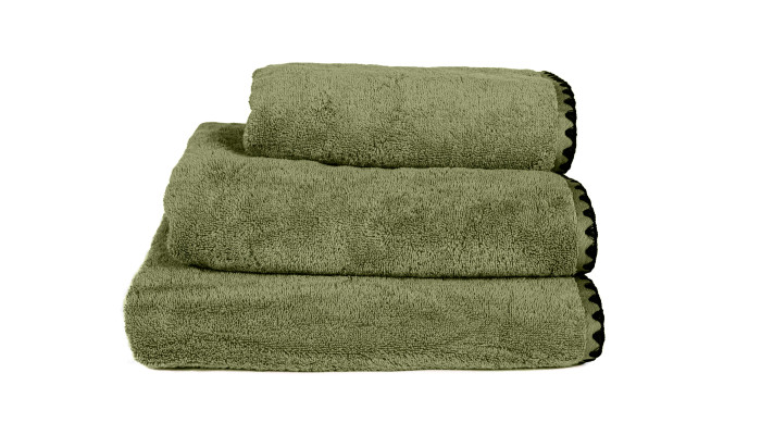 EPURE - Serviette de toilette - Kaki - 100%...